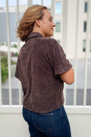 THEA SHIRT BLACK COFFEE