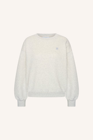 LILI AMOR SWEATER LIGHT GREY MELEE