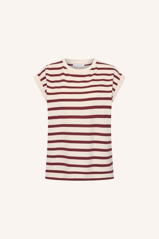 TOBI STRIPE TOP GRAIN WINE