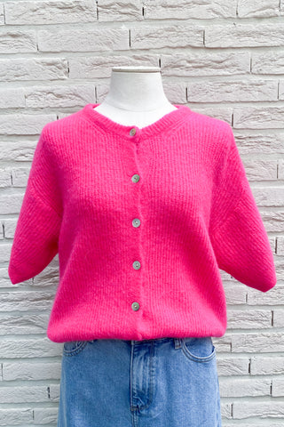 GIA CARDIGAN HOT PINK