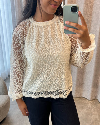 SYLVIE BLOUSE BEIGE