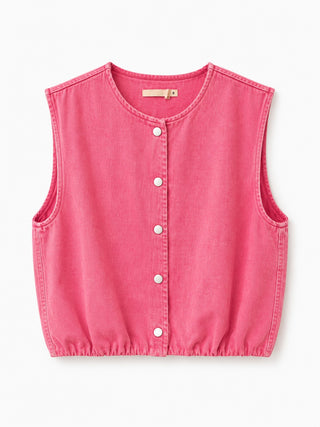 ANNELIEN VEST FUCHSIA