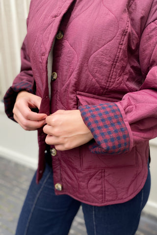 MIA JACKET BORDEAUX