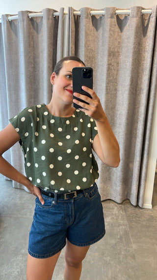 GEMMA TOP KHAKI