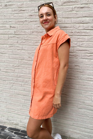 EDEN DRESS ORANGE