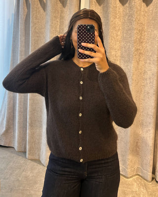 LAURIEN CARDIGAN CHOCO