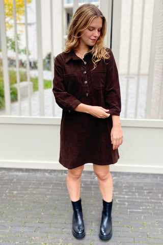 LOES DRESS CHOCO