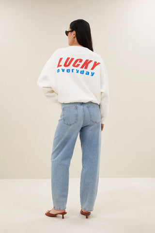 BIBI LUCKY EVERYDAY SWEATER OFF WHITE