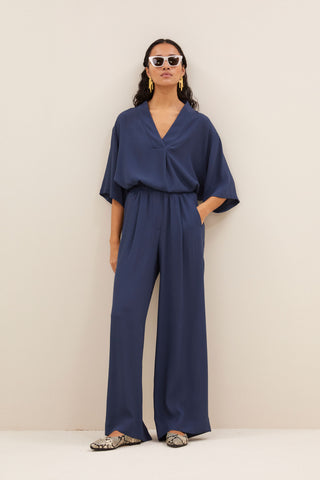 BENJI VISCOSE PANTS BLUE