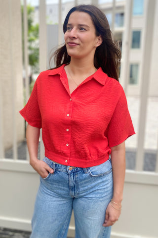 JULIETTE BLOUSE RED