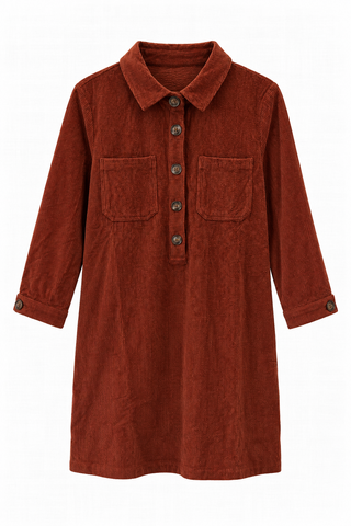 TINNE DRESS RUST
