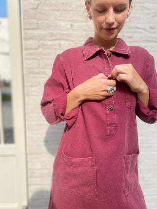KIKA DRESS BORDEAUX
