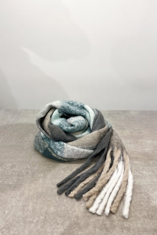 WATTI SCARF BLUE SURF MIX