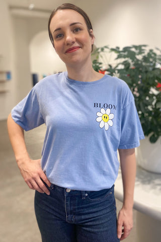 BLOOM TEE JEAN BLUE