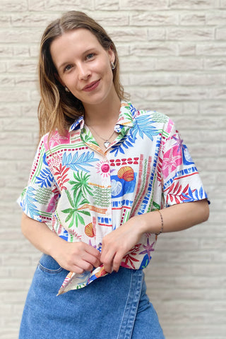 LENTE BLOUSE BLUE