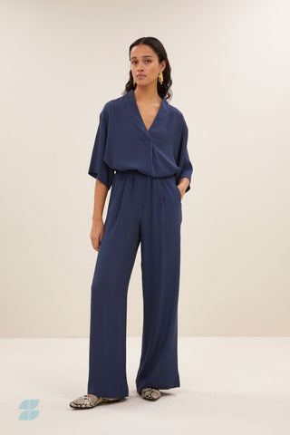 BENJI VISCOSE PANTS BLUE
