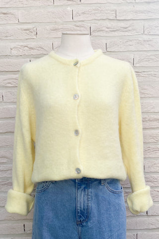 CLARA CARDIGAN PALE YELLOW