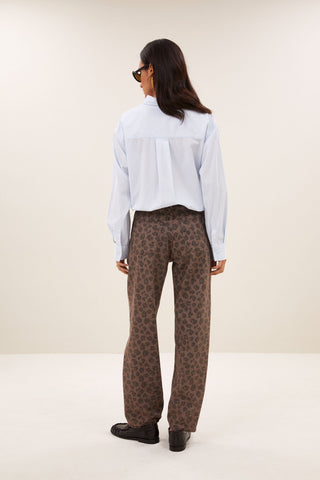 LISE CHAMBRAY BLOUSE LIGHT BLUE