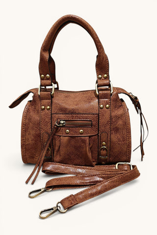 ANNAELLE SMALL HANDBAG BROWN