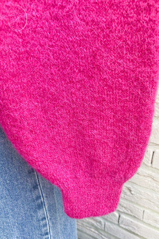 CLARA CARDIGAN FUSHIA