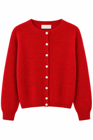 LAURIEN CARDIGAN RED