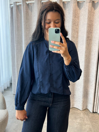HELGA BLOUSE NAVY