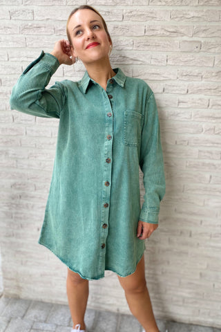 ELISE DRESS GREEN