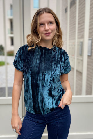 NCEBA VELVET TOP PETROL