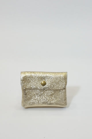 MINNIE GLITTER WALLET WHITE GOLD