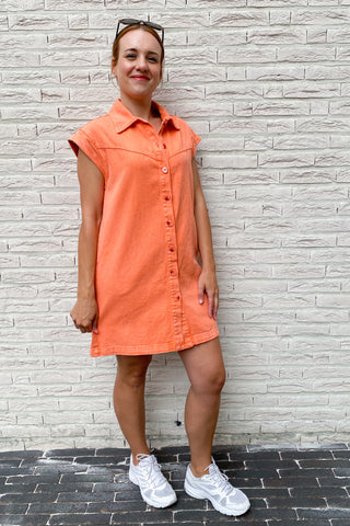 EDEN DRESS ORANGE