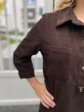 LOES DRESS CHOCO