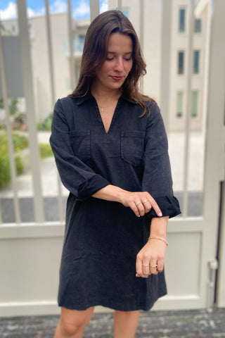 LUUKE LS DRESS BLACK
