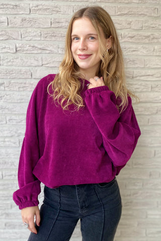 JINTSE TOP FRAMBOISE