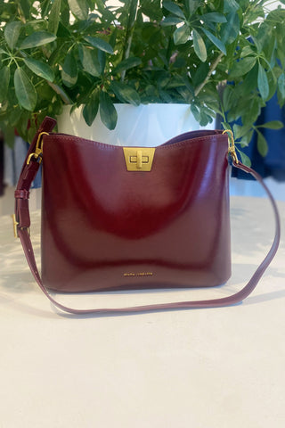 BEA HANDBAG BORDEAUX