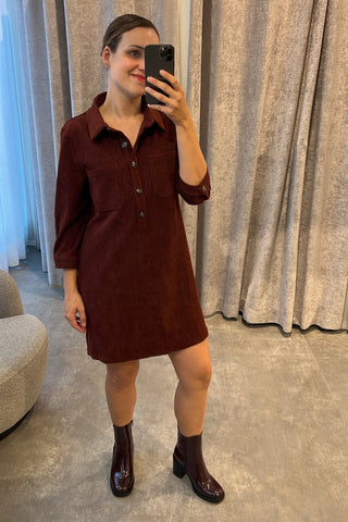 TINNE DRESS RUST