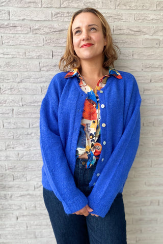 DALLY CARDIGAN COBALT