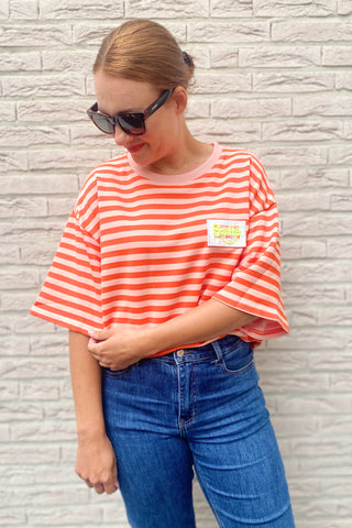SMILE TEE ORANGE