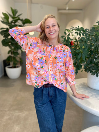 ALLYSSIA BLOUSE ORANGE