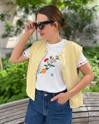 ANNELIEN VEST YELLOW