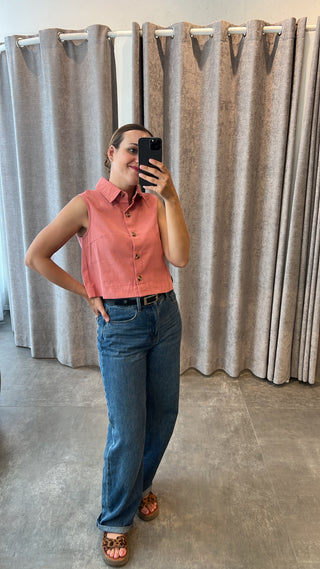 ELLES TOP ROSEHIP
