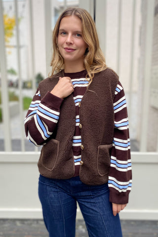 LOLA VEST CHOCO