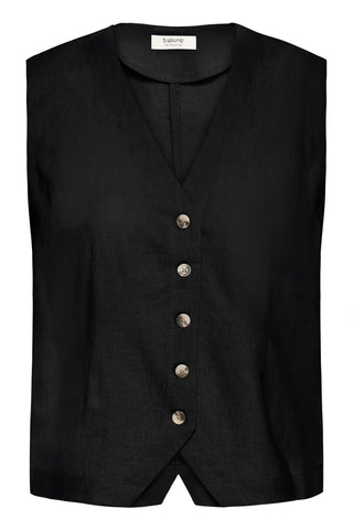 LAKKA WAISTCOAT BLACK