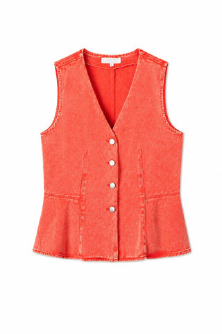 LEEN VEST CORAL