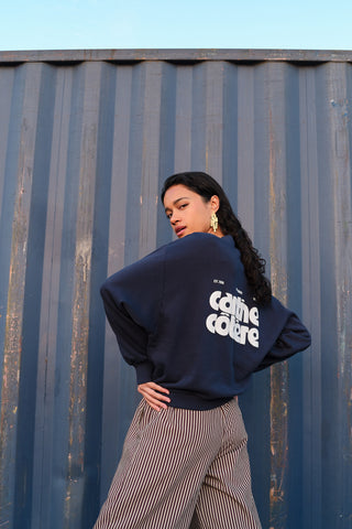 LILI COAST SWEATER UNIFORM BLUE