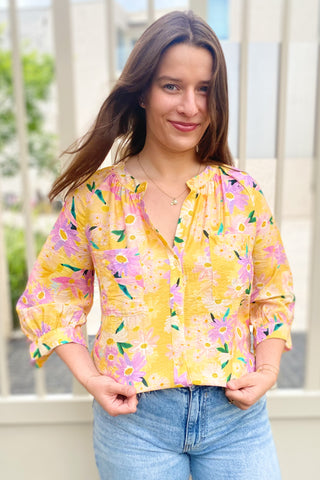 ALLYSSIA BLOUSE YELLOW