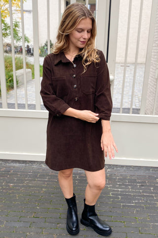 LOES DRESS CHOCO