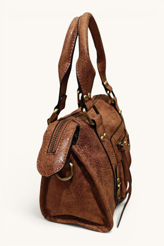ANNAELLE SMALL HANDBAG BROWN