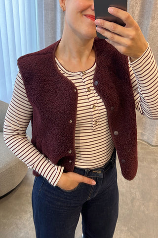 MARGOT BODYSUIT BORDEAUX