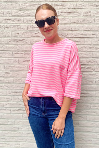 FALKE TEE PINK LILAC