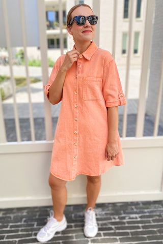 MINA DRESS ORANGE